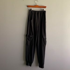 Nasty Gal Ribbed Cargo Joggers